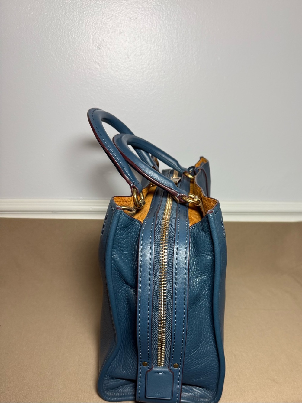 ✨ Coach 1941 Rogue Satchel - Glovetanned Leather - Style 20315 ✨Denim Colorway - Picture 6 of 13